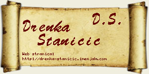 Drenka Staničić vizit kartica
